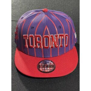 New Era Toronto Raptors City Arch Edition Throwback Snapback Hat Cap Purple NEW​